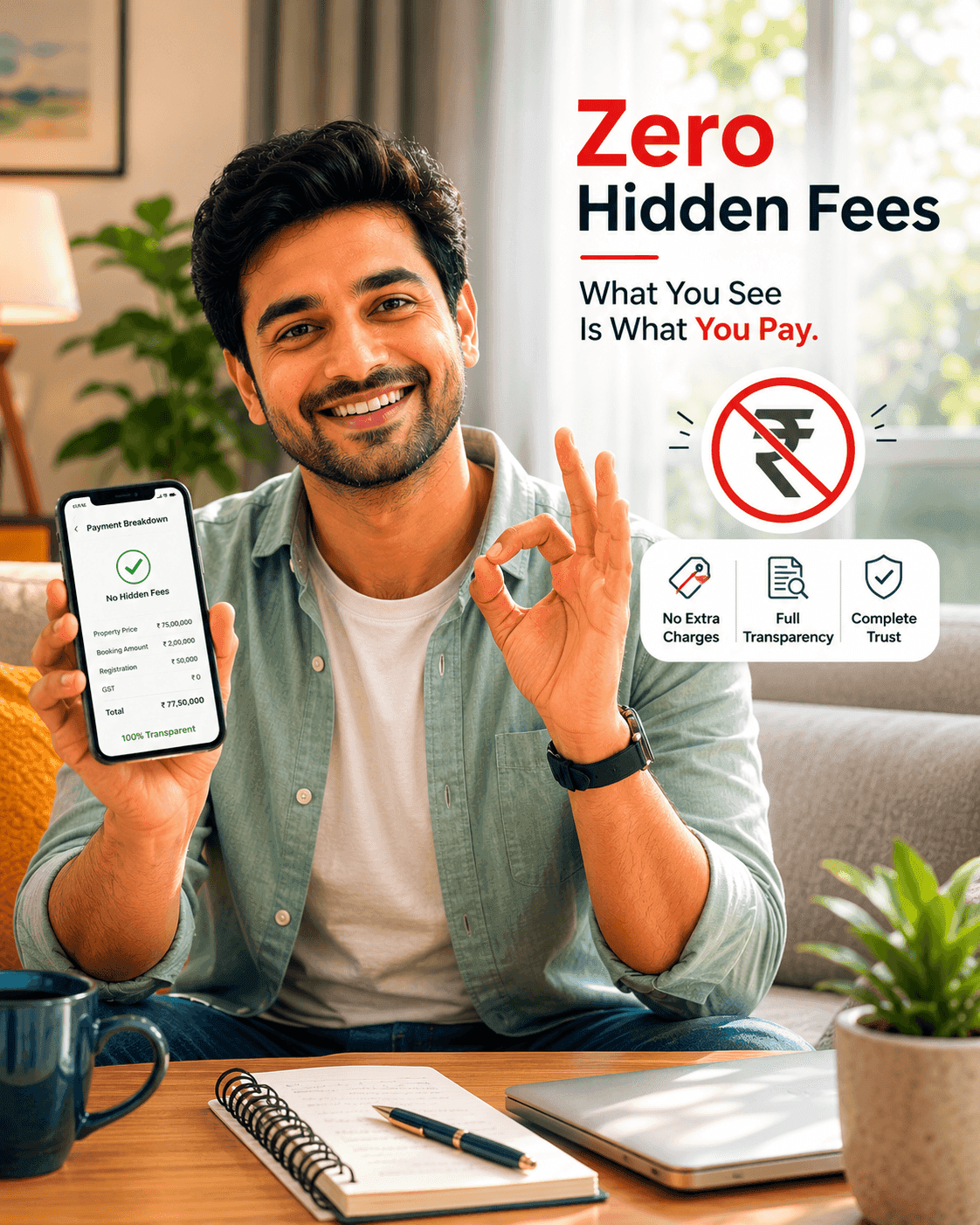 Zero Hidden Fees